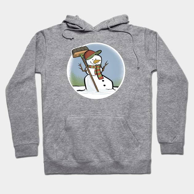 Snowman Hoodie by Brinders